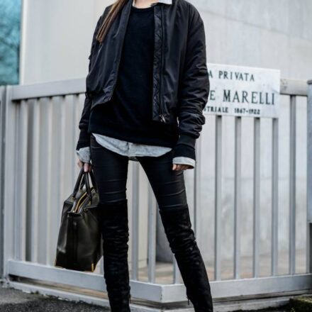 La coda di cavallo alta e chic: streetstyle