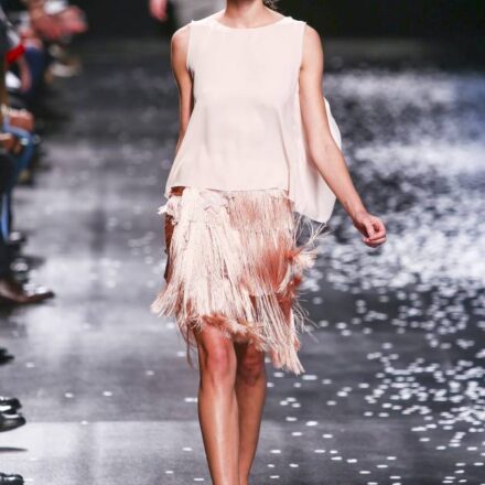 Il wet look chic: streetstyle