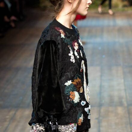 Lo chignon basso intrecciato, versione 2014