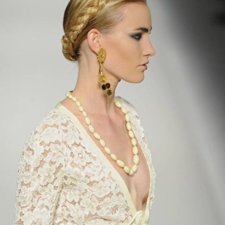 Lo chignon intrecciato