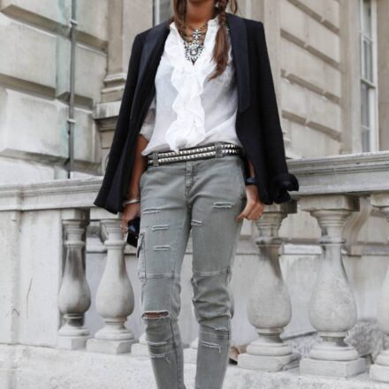 Streetstyle: raccogliere i capelli in una treccia loose