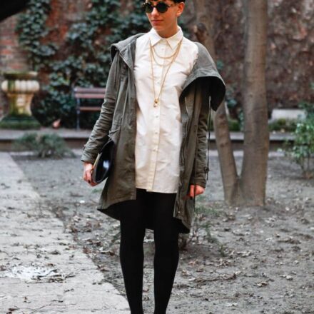 Streetstyle: il taglio boule su capelli corvini