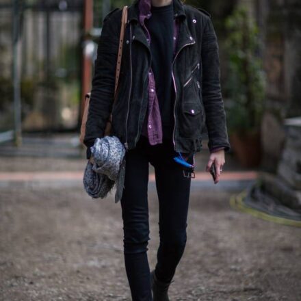 Streetstyle: lo chignon morbido laterale