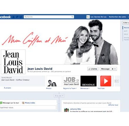 Unisciti alla Community Jean Louis David su Facebook