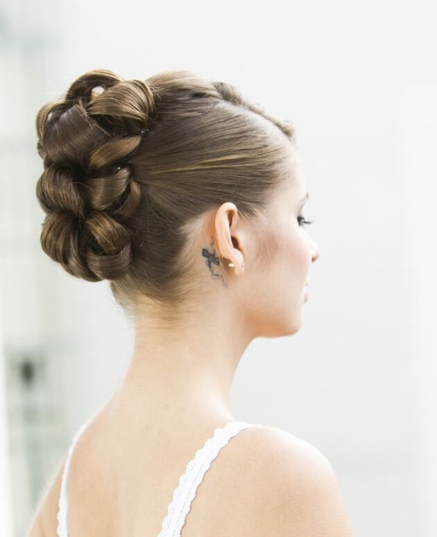 chignon basso cerimonia