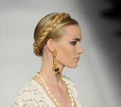 Lo chignon intrecciato