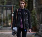 Streetstyle: lo chignon morbido laterale